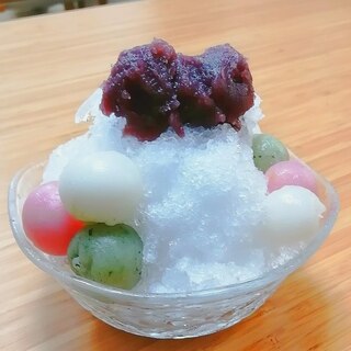 和菓子トッピング★★かき氷